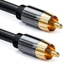 Koaxiales digitales Audio-Rac-Kabel spdif rca zu rca Kabel Audio-Video-Stecker für DVD-Projektor TV-Lautsprecher verstärker 1m 1,8 m 3m 5m 10m
