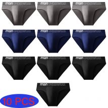 10 pezzi/lotto slip da uomo intimo lettera mutandine comode pantaloncini boxer sexy regali per mutande da uomo