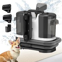 Odkurzacz punktowy 500W, 12KPa, ręczny odkurzacz do dywanów, sof, zintegrowana maszyna do czyszczenia z funkcją spryskiwania i ssania, do usuwania sierści zwierząt i kurzu z zasłon.