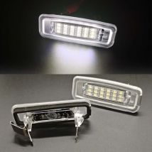 Per Ford Focus MK1 1998-2005 18-SMD Lampada targa a LED bianca per targa