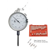 0-1inch 0.001inch shock proof dial indicator with handle dial thickness gauge Precise instrument Tool