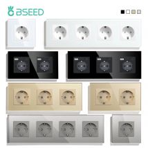 Gniazdka ścienne Standard ue typu C gniazdka ścienne gniazdo zasilające USB Port ładowania szklany