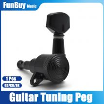 1 stücke Auto Locked Gitarre Tuning Pegs keys Mechaniken Maschine Kopf für ST TL Elektrische Gitarre Schwarz Gold Chrom
