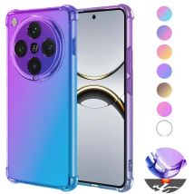 Shockproof Transparent Gradient TPU Case for OPPO Find X8 Pro 5G Protective Cover Shell Fundas Coque