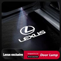 2pcs HD Car Door Welcome Lights LED Projection Atmosphere Decorative Lamp For Lexus RX300 IS200 IS250 ES350 Ct200h UX250h LS460
