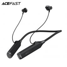 Auricolari Bluetooth 5.4 ACEFAST con fascia da collo, 120 ore di riproduzione musicale, auricolari sportivi magnetici in-ear, bassa latenza per il gaming, lunga durata della batteria.
