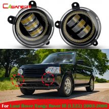 2 X 30W Car Canbus LED Fog Light with Angel Eye DRL Daytime Running Lamp 6000LM For Land Rover Range Rover III (L322) 2003-2009