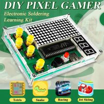 DIY Pixel Game Maker Kit Elektronik DIY Löten Projekt Praxis Löten Lernen Montage mit Schale