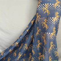 Hot Quality Print Embroidery Guipure Water Swiss African Milk Silk Cord Soluble Lace Fabric For Dress 5Y/Lot