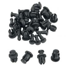 Tool Fairing Clips 8mm Hole Black For Blackbird CBR1100 For Pan-European ST 1300 Replace Practical For Honda