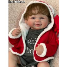 18-Zoll-Ganzkörperpuppe aus weichem Silikon für Mädchen Vivienne, handgefertigte Bebe-Reborn-Puppe für Kindergeburtstagsgeschenke