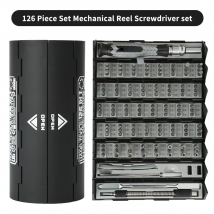 Set di cacciaviti di precisione 126 in 1 Kit di utensili manuali Punte magnetiche Miniera portatile piccola per riparazione orologi PC telefono cellulare Xiaomi