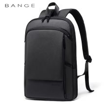 BANGE, mochila para ordenador portátil de 15,6 "impermeable de negocios para hombre, moda clásica para hombre, bolsos de hombro escalables ligeros para viaje para Moto y motorista