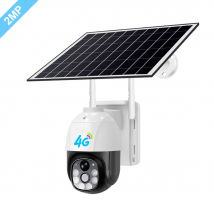 4G Solar Powered 5MP Outdoor PTZ Smart Security Camera with Built-in Battery PIR Motion Detection IP Surveillance V380 pro