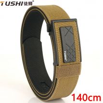 TUSHI Neue 140 cm Militär Gun Gürtel für Männer Nylon Metall Automatische Schnalle Polizei Duty Gürtel Taktische Outdoor Gürtel IPSC zubehör