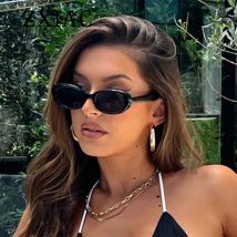 Zxiac Retro ovale Sonnenbrille Frauen Männer 90er Jahre Vintage kleinen Rahmen Sonnenbrille Marke Designer lässig einfache Brille uv400 Farben