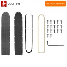 Parti di montaggio del coperchio della batteria inferiore per Xiaomi M365 Kit poggiapiedi in silicone per scooter elettrico 17 pezzi Viti del coperchio della batteria inferiore