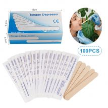 30/50/100/200PCS Monouso Del Tatuaggio Lingua Depressore Strumenti di Ceretta Del Corpo In Legno Corpo Depilazione Bastone Imballaggio Individualmente