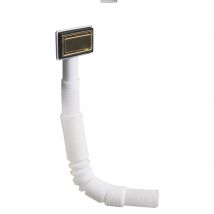 Talea Scarico Accessorio per lavello da cucina Colore oro/metallo grigio Testa di troppopieno Raccordi per rifiuti di drenaggio Tubo flessibile QY012C059