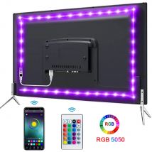 Taśma Bluetooth taśma LED z USB 5050 SMD 5V USB światła RGB elastyczna taśma LED taśma wstążka RGB