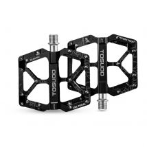 TOSUOD Bicycle Bearing Pedals Aluminum Alloy+Chromium-Molybdenum Steel Material Bike Pedals Riding Accessories