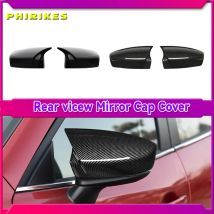 For Mazda 3 Axela 2014 2015 2016 2017 2018 2019 Car Wing Door Side Mirror Cap Shell House Outside Rearview Mirror Cover Lid