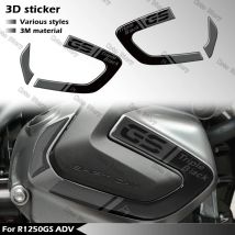 3D Motorrad Zylinderkopfhaube Aufkleber Zubehör Aufkleber für R1250GS Adv R1250GS Adventure Triple Black HP4 2019–2024