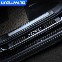 Für volvo xc90 22 23 24 25 Autotür schweller Schwelle schweiß fest Willkommen Fuß pedal Schutz