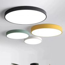 LED Nordic Ceiling Light Circular Grain Macaron Lamp Modern Bedroom Study Balcony Children's Room Home Light 23cm 30cm 40cm 60cm