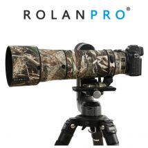 ROLANPRO Wodoodporny kamuflaż na obiektyw Nikon Z 180-600mm F/5.6-6.3 VR Pokrowiec ochronny na obiektyw do NIKKOR Z180 600 Etui na broń