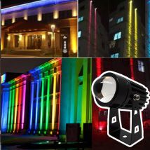 Zewnętrzny reflektor ścienny LED 5W 9W 12W Domowe oświetlenie krajobrazu 110V 220V Czerwony Zielony