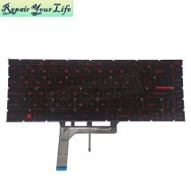 US/UI Tastatur mit Hintergrundbeleuchtung für MSI GF63 8RC 8RD MS-16R1 MS-16R4 GF65 Thin 9SD 9SE 10SD 10SE MS-16W1 Laptop-Ersatztastaturen