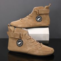 Herrenschuhe, rutschfeste Wanderschuhe, bequeme, dünne Unterseite, Schnür-Freizeitschuhe für Männer, Arbeit, Büro, Fahrschuhe, Herrenschuhe