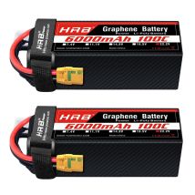 HRB 6S 6000mah Graphene Batterie 100C 22,2V RC Lipo Batterie mit XT90-S Stecker für RC Hubschrauber Flugzeug Drone RC Boot