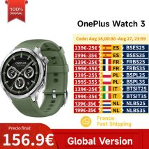 Versión global OnePlus Watch 3 Reloj inteligente Pantalla AMOLED de 1,5 pulgadas Memoria de 32 GB Snapdragon W5 Wear OS de Google IP68