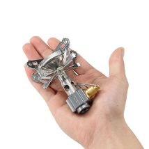 OutdoorXD-2-NE Mini-Raketenofen, tragbarer Gaskochofen aus Edelstahl für Camping, Wandern – effizienter Camping-Gaskocher