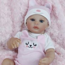 18-Zoll-Baby-Puppen mit weichem Körper, realistische Neugeborene, volles Vinyl, handbemaltes Haar, wiedergeborene Körperpuppen