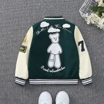 Frühling Herbst Jacke Baseball Anzug Kleidung für Teenager Stepp Langarm Mäntel Mode Jacke Kinder Bomber Tiny Kinder Jacken