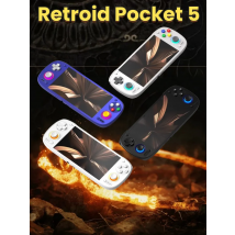 Retroid Pocket 5 Retro Handheld Game Console Android13 Video Game Consoles 5.5 Inch OLED Touch Screen Bluetooth RP5 PSP PS2 Gift