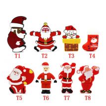 Heißes Weihnachts geschenk USB-Flash-Laufwerk 64GB Santa Claus Pen Drive 32GB kreative Geschenke Memory Stick 16GB Weihnachts socken Pen drive 8GB