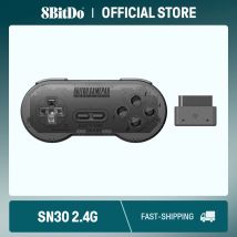 Gamepad wireless 8BitDo SN30 2.4G per SNES/SFC originale