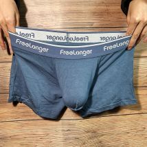 Mann Bulge Pouch Unterhose Unterwäsche Einzigartige Verbesserung Dünner Schritt Niedrige Taille Dessous Höschen Elastische Super Big U-Concex Boxer