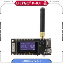 LILYGO ®   TTGO LoRa32 V2.1 1.6.1 ESP32 LoRa 433 MHz 868 MHz 915 MHz Entwicklungsboard 0,96 Zoll OLED TF Karte BLE WIFI Wireless Modul