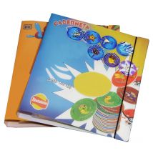 Lote De Tazos Album Sammelkarten Buchhalter Binder Ordner für Pokemon Tazos mit 8 Stück transparente Innenseiten können erweiterbar werden