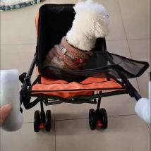 Passeggino per animali domestici Carrello per la spesa e la spesa pieghevole, carrello della spesa pieghevole resistente all'acqua con 360 °   Ruote e freni girevoli rotanti