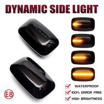 Car Dynamic LED Turn Signal Side Marker Light for Toyota Land Cruiser 100/70/80 Prado