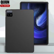 Silikon-Tablet-Hülle für Xiaomi Pad 5 6 7 Pro 2024 11,2 Zoll 11 Redmi Pad SE Pro 12,1 8,7 10,61 Flexible weiche TPU-Schwarze Rückseite