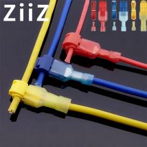 10 30 100 pezzi connettore T-Tap connettore cavo elettrico rapido blocco giunzione a scatto terminale cavo a crimpare impermeabile blu giallo rosso