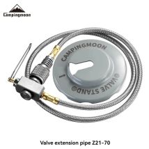 CAMPINGMOON Z21-70 Outdoor Split StoveAccessories Flat Gas Tank Extension LineWith Valve Camping Stove Extension PipeAdapter