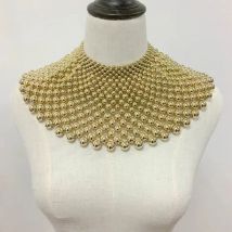 MANILAI Punk Legierung Drehmoment Choker Halsketten Für Frauen Maxi Schmuck Afrika Große Kragen Aussage Halskette Boho Collier Femme